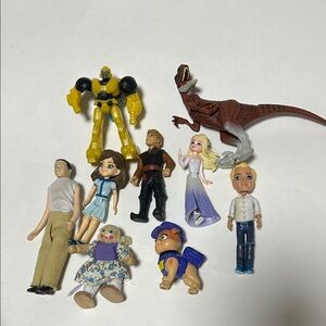 Set of 9 Action Figures: Little Tikes, Frozen, Paw Patrol